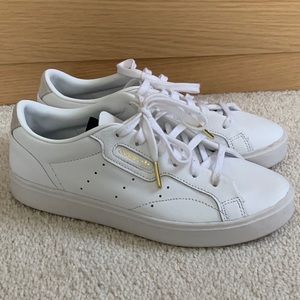 Adidas Originals Sleek sneakers white/white/crystal 7.5